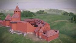 Turaidas mūra pils virtuālā rekonstrukcija (16. gadsimts)